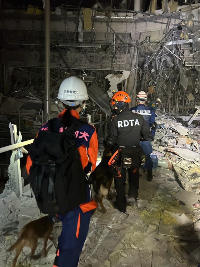 この度の熊本地震にて災害救助犬での捜索にあたった訓練士さんから現地の写真と動画をいただきました。

この状況を皆様にも知ってもらいたいので投稿いたします。

#災害救助犬 
#熊本地震
#災害